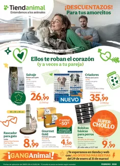 Catálogo Tiendanimal | Ellos te roban el corazón | 2026-01-28T00:00:00.000Z - 2026-02-25T00:00:00.000Z