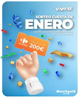 Catálogo Montigalà en Torres de Cotillas | Sorteo Tajerta Carrefour 200€ | 2026-01-28T00:00:00.000Z - 2026-01-31T00:00:00.000Z