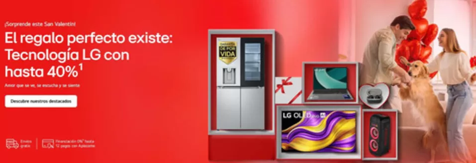 Catálogo LG en Sabadell | ¡Sorprende este San Valentín! | 2026-01-29T00:00:00.000Z - 2026-02-14T00:00:00.000Z