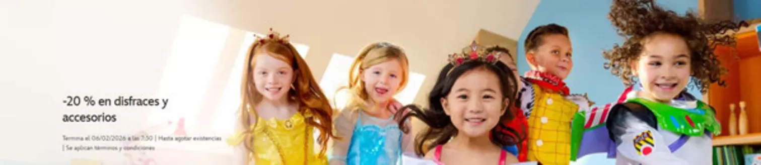 Catálogo Disney en Silleda | -20% en disfraces y accesorios | 2026-01-30T00:00:00.000Z - 2026-02-06T00:00:00.000Z