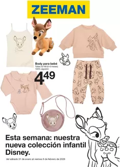 Catálogo ZEEMAN en Vilafranca del Penedes | Esta semana: nuestra nueva colección infantil Disney. | 2026-02-02T00:00:00.000Z - 2026-02-06T00:00:00.000Z