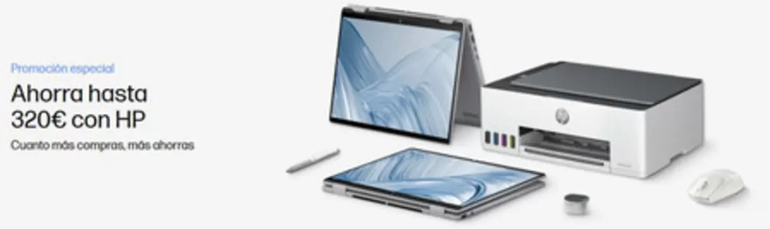 Catálogo HP en Porráns | Ahorra hasta 320€ con HP | 2026-02-02T00:00:00.000Z - 2026-02-16T00:00:00.000Z