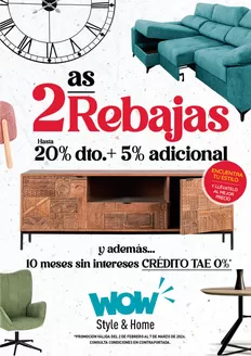Catálogo WOW Málaga, Style&Home by Mubak en Huerta de Rey | 2as Rebajas | 2026-02-03T00:00:00.000Z - 2026-03-07T00:00:00.000Z