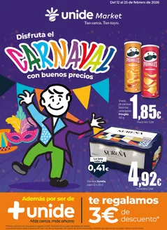 Catálogo Unide Market en Serós | Disfruta el Carnaval con buenos precios Market Canarias | 2026-02-12T00:00:00.000Z - 2026-02-25T00:00:00.000Z