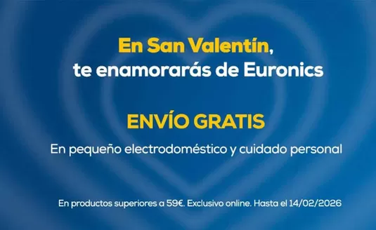 Catálogo Euronics en Sagunt-Sagunto | Envío gratis | 2026-02-06T00:00:00.000Z - 2026-02-14T00:00:00.000Z