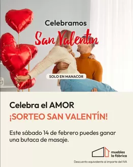 Catálogo Muebles La Fábrica en Antequera | ¡Sorteo San Valentín! | 2026-02-09T00:00:00.000Z - 2026-02-14T00:00:00.000Z