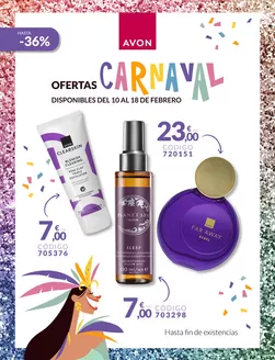 Catálogo AVON en Tarragona | Ofertas Carnaval | 2026-02-10T00:00:00.000Z - 2026-02-18T00:00:00.000Z