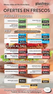 Catálogo Plusfresc | Ofertes De Productes Frescos | 2026-02-10T00:00:00.000Z - 2026-02-16T00:00:00.000Z