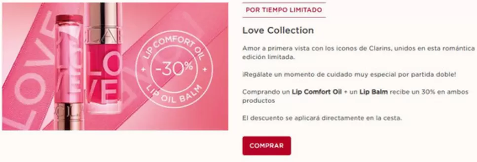 Catálogo Clarins en Tarragona | Love Collection | 2026-02-10T00:00:00.000Z - 2026-02-16T00:00:00.000Z