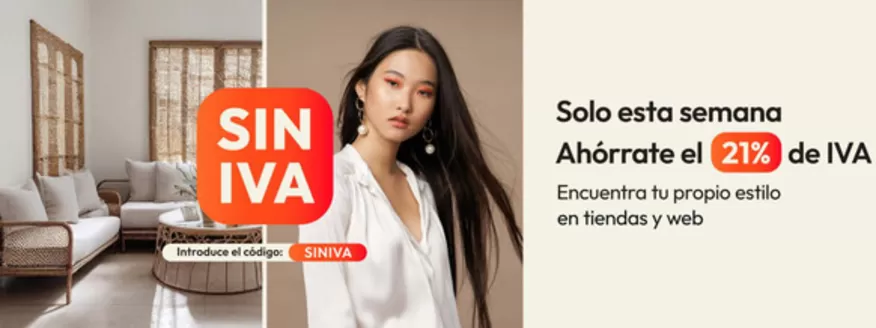 Catálogo Muebles La Fábrica en Santiago de Compostela | Ahórrate el 21% de IVA | 2026-02-16T00:00:00.000Z - 2026-02-22T00:00:00.000Z