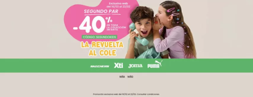 Catálogo Fosco en Armilla | Segundo Par -40 En Toda La Colección Infantil | 2026-02-16T00:00:00.000Z - 2026-02-22T00:00:00.000Z