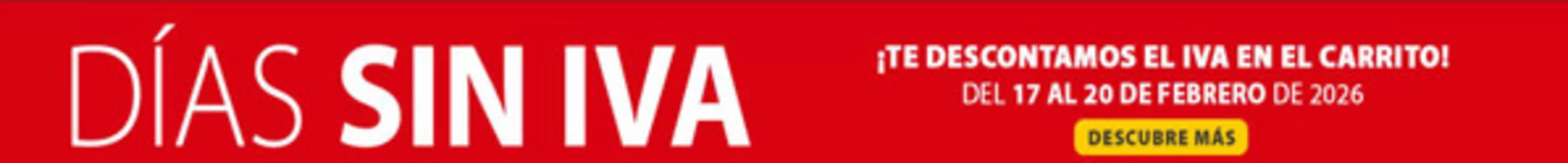 Catálogo Colchón Exprés en Cádiz | Días Sin Iva | 2026-02-17T00:00:00.000Z - 2026-02-20T00:00:00.000Z