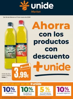 Catálogo Unide Market en Aielo de Malferit | ¡Aquí se ahorra! UNIDE Market Península | 2026-02-26T00:00:00.000Z - 2026-03-10T00:00:00.000Z