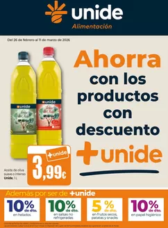 Catálogo UNIDE Alimentación | ¡Aquí se ahorra! UNIDE Alimentación Península | 2026-02-26T00:00:00.000Z - 2026-03-10T00:00:00.000Z