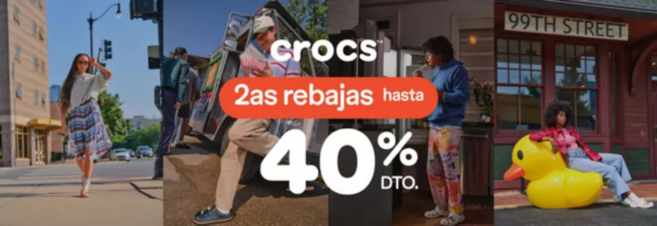 Catálogo Crocs | Hasta 40% dto | 2026-02-18T00:00:00.000Z - 2026-03-03T00:00:00.000Z