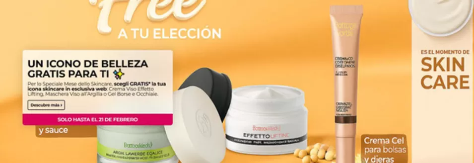Catálogo Bottega Verde en Alicante | Un Icono De Belleza Gratis Para Ti | 2026-02-19T00:00:00.000Z - 2026-02-21T00:00:00.000Z