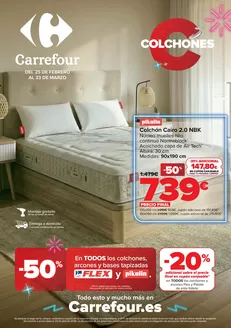 Catálogo Carrefour | COLCHONES | 2026-02-25T00:00:00.000Z - 2026-03-23T00:00:00.000Z