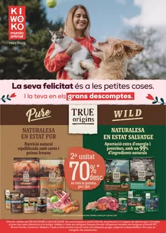 Catálogo Kiwoko | La seva felicitat és a les petites coses. I la teva en els grans descomptes. | 2026-02-26T00:00:00.000Z - 2026-03-25T00:00:00.000Z