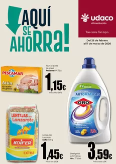 Catálogo UDACO | ¡Aquí se ahorra! UDACO Canarias | 2026-02-26T00:00:00.000Z - 2026-03-11T00:00:00.000Z