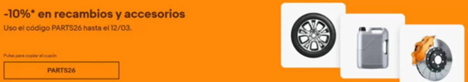 Catálogo eBay | -10% en recambios y accesorios | 2026-02-25T00:00:00.000Z - 2026-03-12T00:00:00.000Z