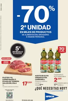 Catálogo Hipercor en Madrid | -70% 2ª Unidad En Miles De Productos | 2026-02-26T00:00:00.000Z - 2026-03-11T00:00:00.000Z