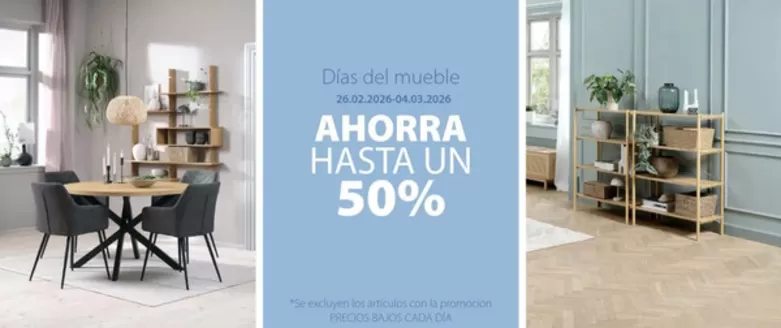 Catálogo JYSK | Ahora Hasta Un 50%  | 2026-02-26T00:00:00.000Z - 2026-03-04T00:00:00.000Z