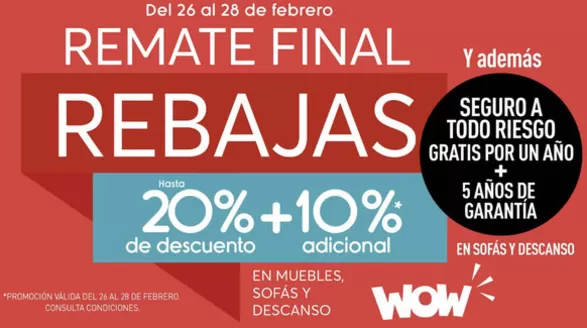 Catálogo WOW Málaga, Style&Home by Mubak | Hasta 20% de descuento +10% adicional | 2026-02-26T00:00:00.000Z - 2026-02-28T00:00:00.000Z