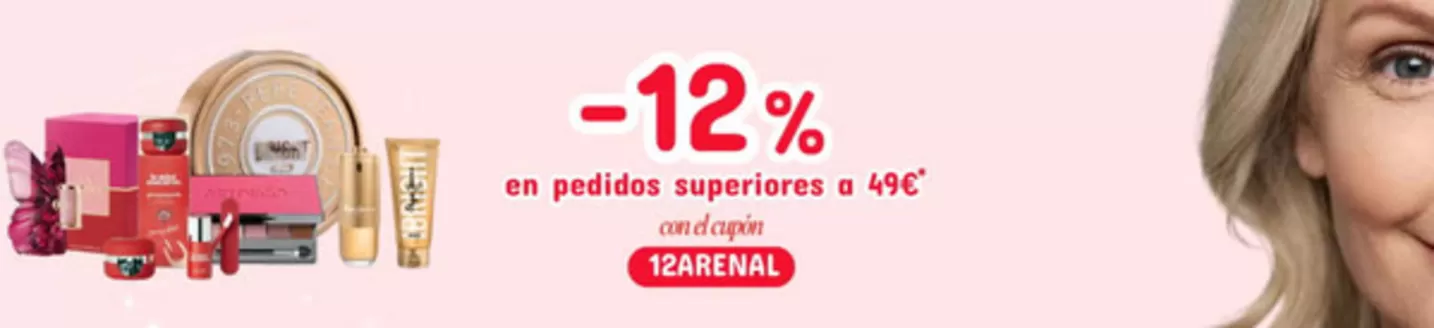 Catálogo Arenal Perfumerías | -12% en pedidos superiores a 49€ | 2026-02-26T00:00:00.000Z - 2026-03-06T00:00:00.000Z