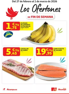 Catálogo Alcampo | Los Ofertones de fin de semana | 2026-02-27T00:00:00.000Z - 2026-03-01T00:00:00.000Z