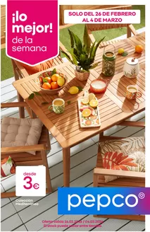 Catálogo Pepco | ¡Lo Mejor! De La Semana | 2026-02-26T00:00:00.000Z - 2026-03-04T00:00:00.000Z