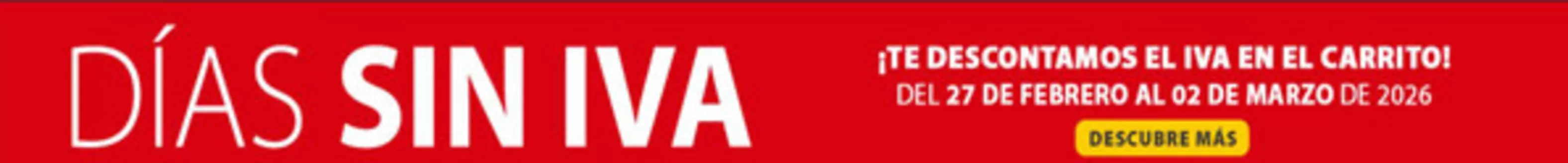 Catálogo Colchón Exprés | ¡TE DESCONTAMOS EL IVA EN EL CARRITO! | 2026-02-27T00:00:00.000Z - 2026-03-02T00:00:00.000Z