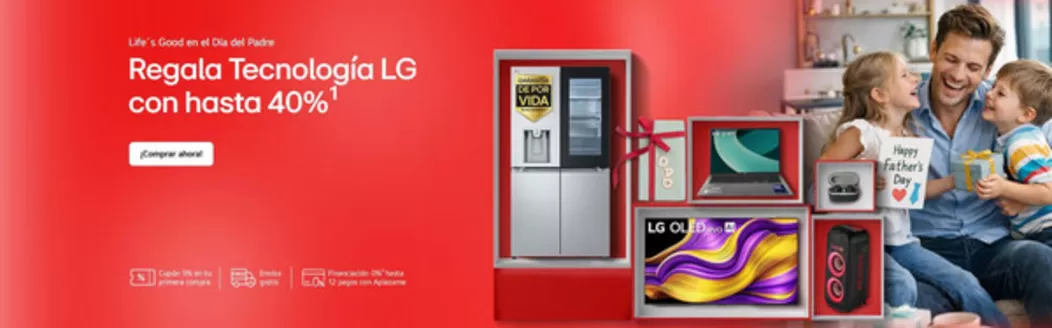 Catálogo LG | Regala Tecnología LG con hasta 40% | 2026-02-27T00:00:00.000Z - 2026-03-12T00:00:00.000Z