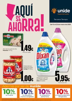 Catálogo Unide Supermercados en Cubo de Bureba | ¡Aquí se ahorra! Supermercados Canarias | 2026-03-12T00:00:00.000Z - 2026-03-25T00:00:00.000Z