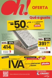 Catálogo Eroski en Sant Pere de Ribes | Oh! Qué agusto | 2026-03-05T00:00:00.000Z - 2026-03-16T00:00:00.000Z