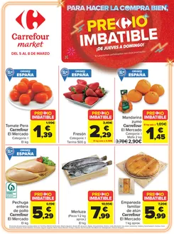 Catálogo Carrefour Market en Derio | PRECIO IMBATIBLE | 2026-03-05T00:00:00.000Z - 2026-03-08T00:00:00.000Z