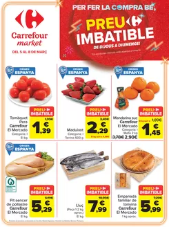 Catálogo Carrefour Market en Derio | Preu imbatible | 2026-03-05T00:00:00.000Z - 2026-03-08T00:00:00.000Z