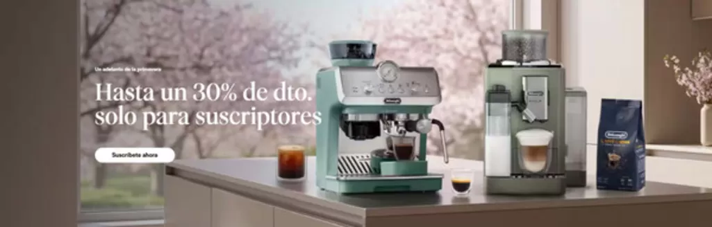 Catálogo De'Longhi en Derio | Hasta un 30% de dto. | 2026-03-04T00:00:00.000Z - 2026-03-17T00:00:00.000Z