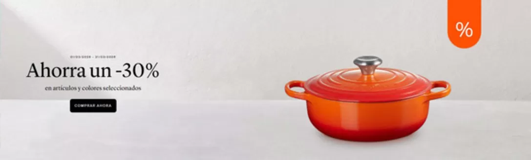 Catálogo Le Creuset | Ahorra un -30% | 2026-03-04T00:00:00.000Z - 2026-03-31T00:00:00.000Z
