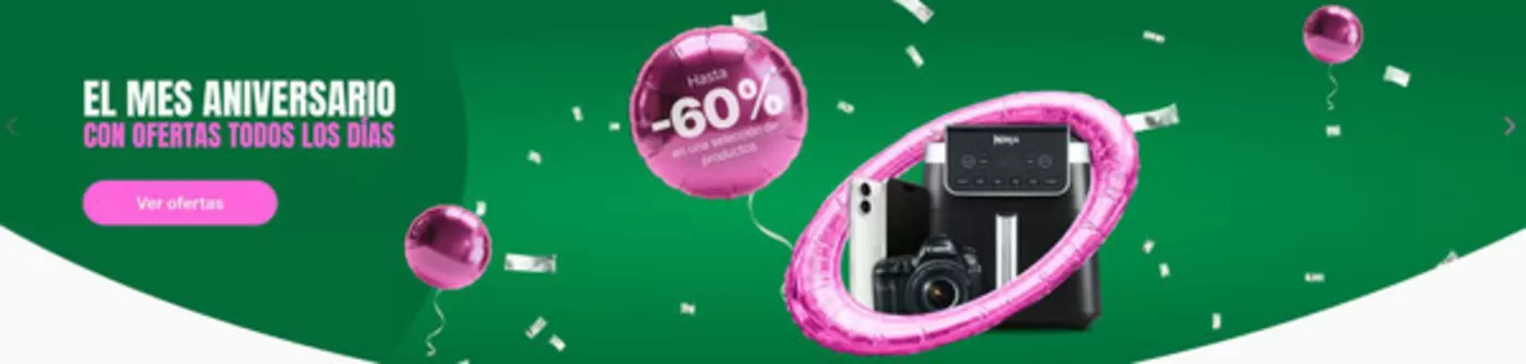 Catálogo Pixmania en Pozo Alcón | El Mes Aniversario Con Ofertas Todos Los Días | 2026-03-06T00:00:00.000Z - 2026-04-01T00:00:00.000Z