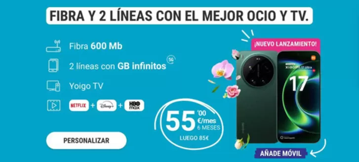 Catálogo Yoigo en Girona | Promoción | 2026-03-10T00:00:00.000Z - 2026-03-23T00:00:00.000Z