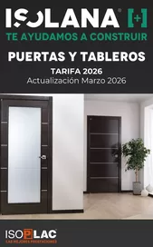 Catálogo Isolana en Miranda de Ebro | Puertas Y Tableros Tarifa 2026 | 2026-03-11T00:00:00.000Z - 2026-12-31T00:00:00.000Z