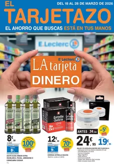 Catálogo E.Leclerc en Santa Cruz del Retamar | Tarjetazo | 2026-03-18T00:00:00.000Z - 2026-03-28T00:00:00.000Z