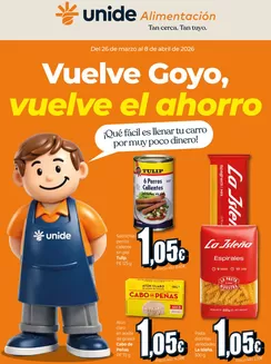 Catálogo UNIDE Alimentación en Madrid | Vuelve Goyo, vuelve el ahorro UNIDE Alimentación Canarias | 2026-03-26T00:00:00.000Z - 2026-04-08T00:00:00.000Z