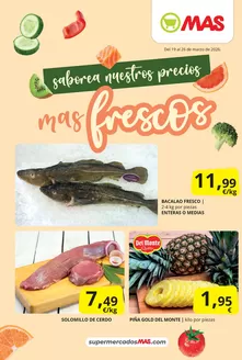 Catálogo Supermercados MAS en Herrera del Duque | Del 19 al 26 de marzo de 2026. | 2026-03-19T00:00:00.000Z - 2026-03-26T00:00:00.000Z