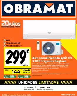 Catálogo Obramat en Finestrat | Folleto Obramat Alicante | 2026-03-24T00:00:00.000Z - 2026-04-06T00:00:00.000Z