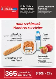Catálogo Eroski | ¡Hola! Mañana abrimos Tu EROSKI City Gran Camping Zarautz | 2026-03-24T00:00:00.000Z - 2026-04-12T00:00:00.000Z