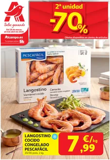 Catálogo Alcampo en Pozuelo de Alarcón | Alcampo Supermercado - 2ª udad -70% | 2026-03-25T00:00:00.000Z - 2026-04-06T00:00:00.000Z