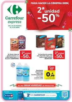 Catálogo Carrefour Express en Torrevieja | 2.a unidad-50% | 2026-03-24T00:00:00.000Z - 2026-04-06T00:00:00.000Z