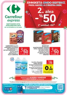 Catálogo Carrefour Express en Torrevieja | 2.alea -50% | 2026-03-24T00:00:00.000Z - 2026-04-06T00:00:00.000Z