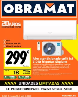 Catálogo Obramat | Folleto Obramat Oviedo | 2026-03-24T00:00:00.000Z - 2026-04-06T00:00:00.000Z